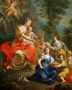 Masumiyet Alegorisi, Giuseppe Bonito (1707-1789), Detay