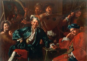Ressamın atölyesi Giuseppe Bonito (1707-1789), yaklaşık 1740