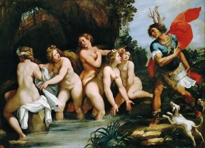 Diana ve Actaeon, yaklaşık 1600-1603.