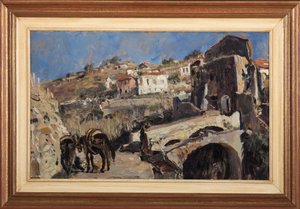Manzara (panelde yağ) by Giuseppe Graziosi