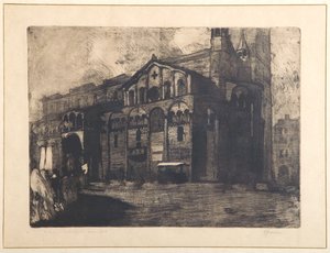 Modena Duomo (kağıt, plaka üzerinde gravür ve aquatint)