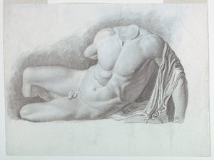 Klasik Çıplak Bir Oyuncunun Akademik Çalışması by Giuseppe Longhi