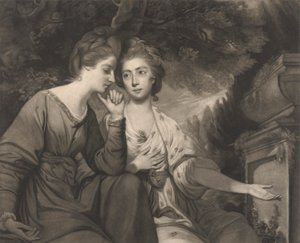 Bayan Harriet Bouverie ve Bayan Frances Ann Crewe by Giuseppe Marchi