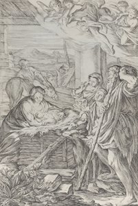 Çobanların Tapınması, 1654-1718. by Giuseppe Maria Mitelli