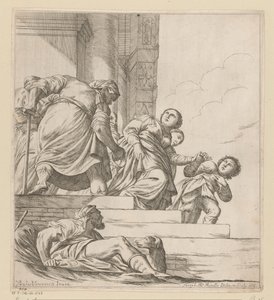 Kraliçe Vashti sürgün edildi by Giuseppe Maria Mitelli