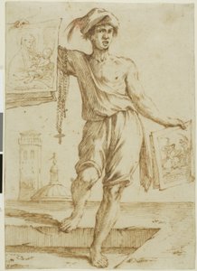 Tespih ve Kutsal İmgelerin Satıcısı by Giuseppe Maria Mitelli