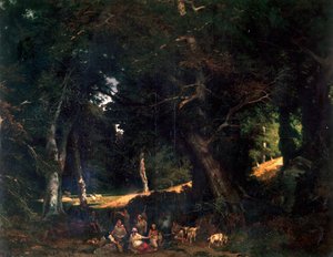 Giuseppe Palizzi tarafından boyanmış Orman