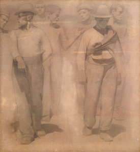 Dördüncü Devlet için Çizgi Film by Giuseppe Pellizza da Volpedo