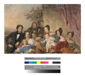 Sinigallia Ailesi, eskiz, 1840