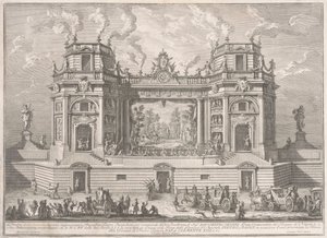 1761 Chinea için Seconda Macchina: Muhteşem Bir Tiyatro, 1761.