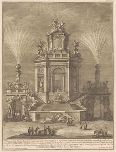 1776 Çini için Prima Macchina: Bir Zevk Sarayı by Giuseppe Vasi, after Giuseppe Palazzi