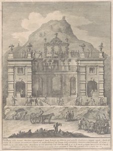 1778 Çini İçin İkinci Makine: Monte Testaccio Yakınında Bir Konut by Giuseppe Vasi, after Giuseppe Palazzi