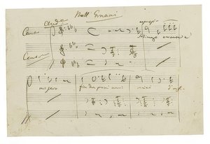 İmza: Opera Ernani, Finalarie Solingo, hatalı ve yanlış. 1840