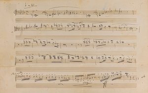 Yazma: Opera Otello. 1887