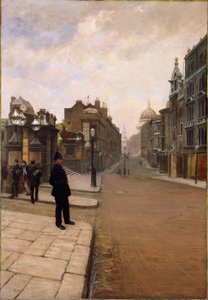 Londra'da Bir Pazar (Resim by Giuseppe or Joseph de Nittis
