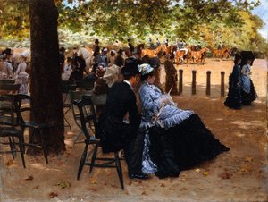 Yarış Pistinde, 1874 by Giuseppe or Joseph de Nittis