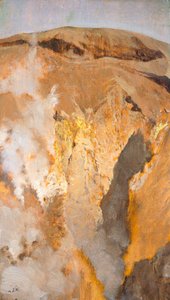 Vezüv Dağı Fumarole, 1871 dolaylarında, Giuseppe De Nittis (1846-1884), tuval üzerine yağlı boya, 305 x 18 cm by Giuseppe or Joseph de Nittis