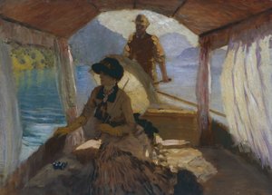 Luzern Gölü üzerinde