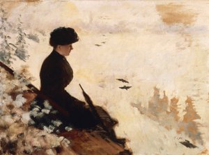 Kar etkisi by Giuseppe or Joseph de Nittis