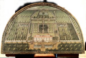 Giusto Utens (16. yüzyıl) tarafından Villa de Castello.