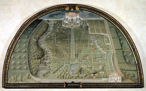 Villa di Pratolino, Giusto Utens (16. yüzyıl) tarafından.