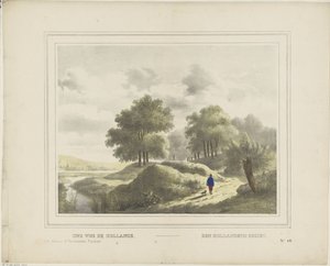Une vue de Hollande / Hollandalı bir yüz (nesne üzerindeki başlık) by Glenisson and Van Genechten