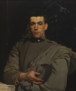 İtalyan Askeri No. 2, 1918 dolayları (tuval üzerine yağlı boya) by Glyn Warren Philpot