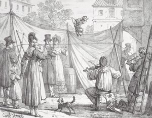 Maymun ve Leopar Maymun, 1818.
