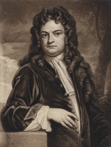 Sir Richard Steele (lito) by Godfrey (after) Kneller