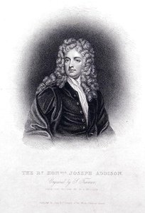 Rt Hon Joseph Addison (gravür) by Godfrey (after) Kneller