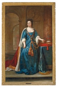 Kraliçe Anne'nin Portresi (1665-1714) by Godfrey (studio of) Kneller