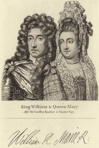 ಕಿಂಗ್ ವಿಲಿಯಂ ಮತ್ತು ರಾಣಿ ಮೇರಿ ಟರ್ಕ್ by Godfrey Kneller