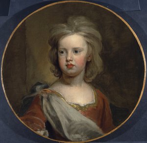 Bir çocuğun portresi, c.1700 (kontrplak üzerine serilmiş tuval üzerine yağlı boya) by Godfrey Kneller