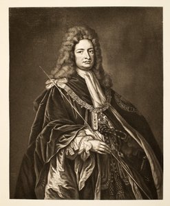 Robert Harley, Oxford Kontu, pub. 1902 (kollotip) by Godfrey Kneller