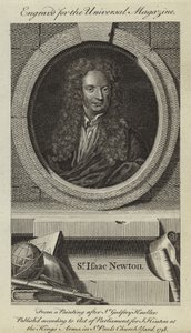 Sir Isaac Newton  by Godfrey Kneller
