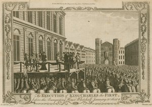 Kral I. Charles'ın Ziyafet Evi önünde infazı, Whitehall, 30 Ocak 1649
