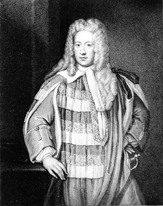 W.T. Fry tarafından oyulmuş Henry St. John (1678-1751) 1. Vikont Bolingroke portresi