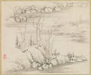Manzaralar ve ağaçlar, ca. 1679.
