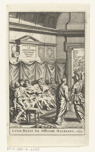 Başlık sayfası voor Alexander by Alexander, Genial Days, deel 1, 1673 by Gonsales Appelmans (attributed to)