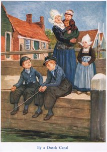Hollanda: Hollanda kanalının yanında by Gordon Frederick Browne