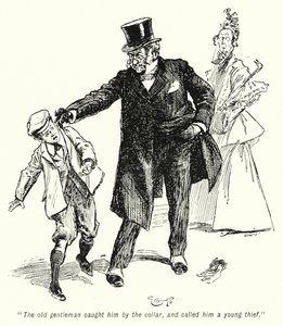 E Nesbit (lito) tarafından Hazine Arayanların Hikayesi için İllüstrasyon by Gordon Frederick Browne