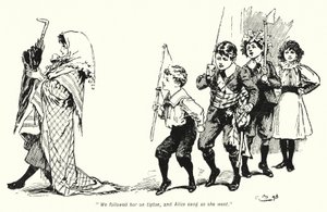 E Nesbit (lito) tarafından Hazine Arayanların Hikayesi için İllüstrasyon by Gordon Frederick Browne