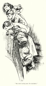E Nesbit (lito) tarafından Hazine Arayanların Hikayesi için İllüstrasyon by Gordon Frederick Browne