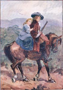"Artık istediğim kadar ağlayabilirim", Lorna Doone pub.by W & R Chambers Ltd, 1921 by Gordon Frederick Browne