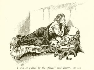 Robert Bruce ve Örümcek by Gordon Frederick Browne