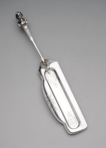 "Bust" pattern crumber, late 1860s (coin silver) by Gorham Manufacturing Company