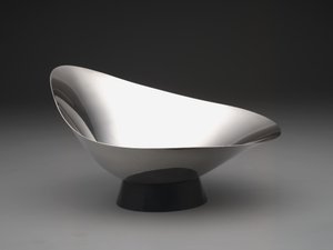Modern "Dekoratör" kase, c.1959 (gümüş plaka ve plastik) by Gorham Manufacturing Company