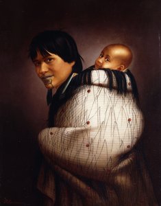 Ana Rupen ve Çocuk, by Gottfried Lindauer