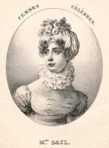 Mme. Gail, 19. yüzyılın başlarında.