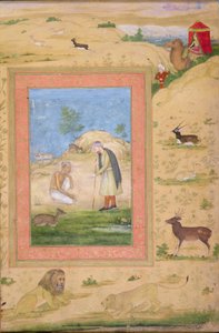Shah Jahan Albümünden Mecnun Lailas Messenger